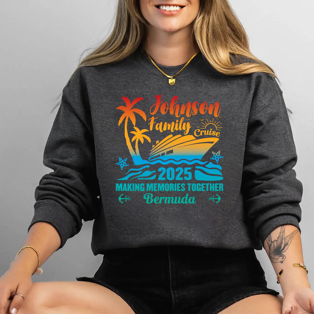 Personalized Cruise Squad 2025 Sweatshirt