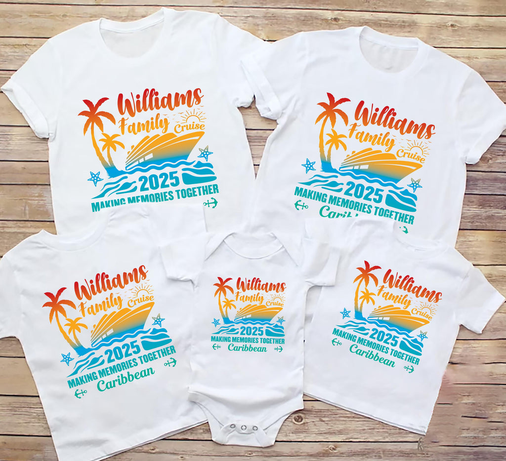 Personalized Cruise Squad 2025 Short Sleeve Shirt