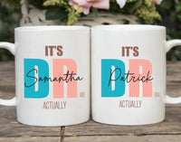 It’s Actually Dr Coffee Mug, Funny Doctor Graduation Mug, Custom Medical School Gift for Her or Him, Personalized MD Mug, New Doctor Cup