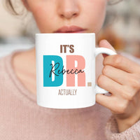 It’s Actually Dr Coffee Mug, Funny Doctor Graduation Mug, Custom Medical School Gift for Her or Him, Personalized MD Mug, New Doctor Cup