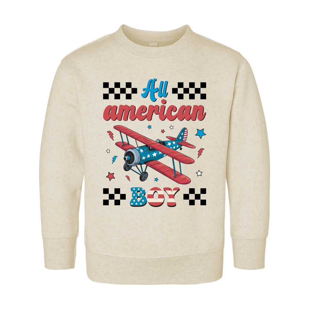 Fourth of July Baby Bodysuit, Baby Shirt, Toddler Sweatshirt - American Boy Retro Patriotic Outfit, Vintage 4th of July Baby Gift USA