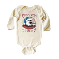 Freedom Eagle Baby Bodysuit, Baby Shirt, Toddler Sweatshirt - Boys Patriotic Outfit, 4th of July Baby Gift, Bald Eagle USA Independence Day