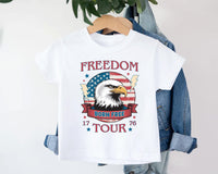 Freedom Eagle Baby Bodysuit, Baby Shirt, Toddler Sweatshirt - Boys Patriotic Outfit, 4th of July Baby Gift, Bald Eagle USA Independence Day