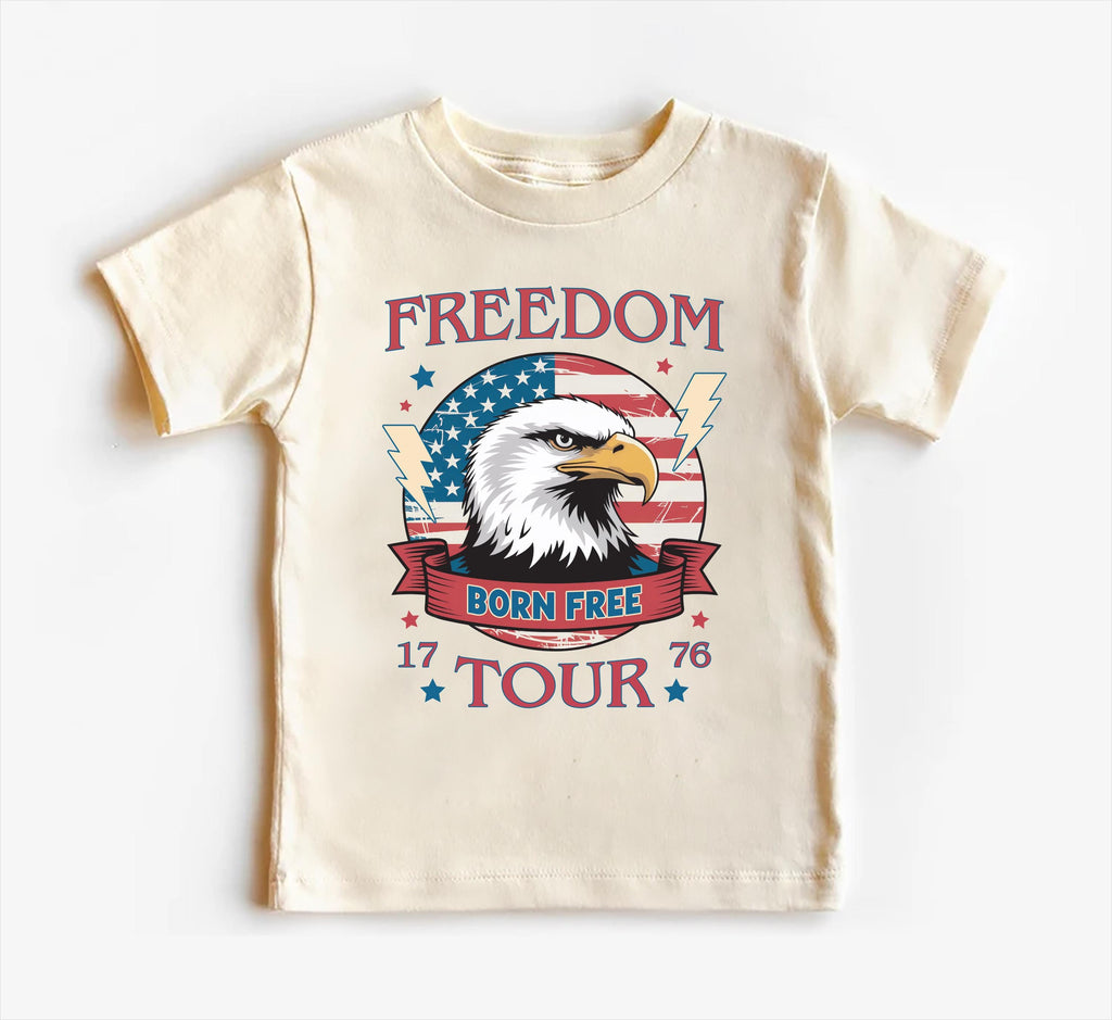 Freedom Eagle Baby Bodysuit, Baby Shirt, Toddler Sweatshirt - Boys Patriotic Outfit, 4th of July Baby Gift, Bald Eagle USA Independence Day