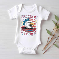 Freedom Eagle Baby Bodysuit, Baby Shirt, Toddler Sweatshirt - Boys Patriotic Outfit, 4th of July Baby Gift, Bald Eagle USA Independence Day