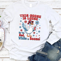 4th of July Goose Long Sleeve Shirt