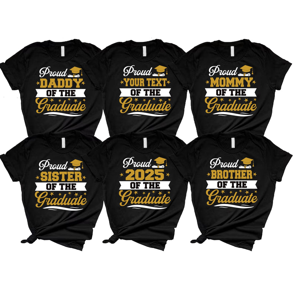 Custom Family Graduation 2025 Short Sleeve T-Shirt