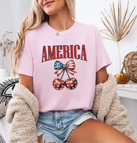 America Cherries Short Sleeve T-Shirt