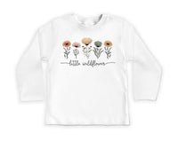 Little Wildflower Baby Bodysuit, Baby Shirt, Toddler Sweatshirt - Boho Girl Flower Outfit, Baby Shower Gift for Girls, Cute Nature Clothes