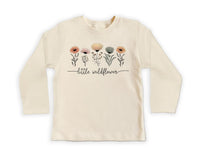 Little Wildflower Baby Bodysuit, Baby Shirt, Toddler Sweatshirt - Boho Girl Flower Outfit, Baby Shower Gift for Girls, Cute Nature Clothes