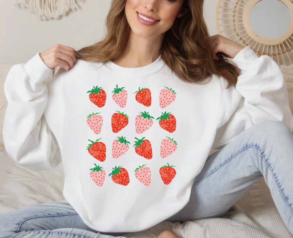 Cute Strawberry Sweatshirt