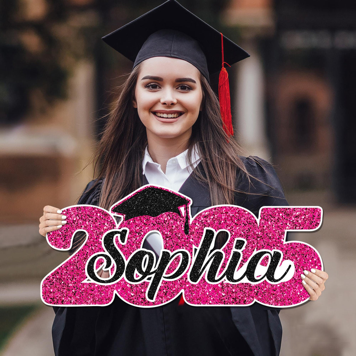 Personalized 2025 Graduation Sign, PVC Custom Name Senior Graduation P ...