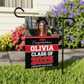 Personalized College Graduation Garden Flag, Double Sided Custom School, University Logo, Class of 2025 Yard Sign, Graduate Celebration Flag