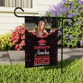 Personalized College Graduation Garden Flag, Double Sided Custom School, University Logo, Class of 2025 Yard Sign, Graduate Celebration Flag