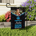 Personalized College Graduation Garden Flag, Double Sided Custom School, University Logo, Class of 2025 Yard Sign, Graduate Celebration Flag