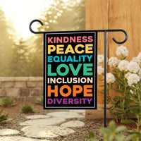 Kindness Equality Hope, Resistance Resist Garden Flag, Double Sided, Resist Hate, Anti-Trump, Resist Racism, Resist Fascism Flag