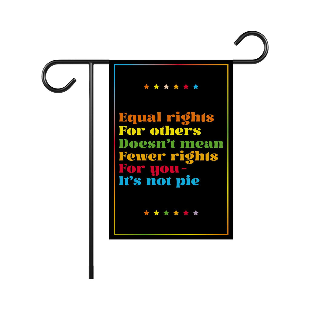 Equal Rights for Others Doesn't Mean Garden Flag, Double Sided, Anti-Trump Flag, Human Rights Flag, Anti Racism Flag, Lady Liberty Flag