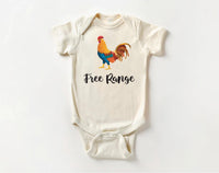 Free Range Chicken Baby Bodysuit, Baby Shirt, Toddler Sweatshirt - Cute Farm Animal Outfit, Wild and Free Country Baby Gift for Little Ones