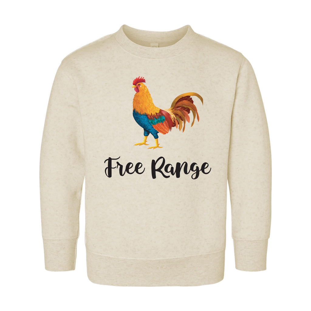 Free Range Chicken Baby Bodysuit, Baby Shirt, Toddler Sweatshirt - Cute Farm Animal Outfit, Wild and Free Country Baby Gift for Little Ones