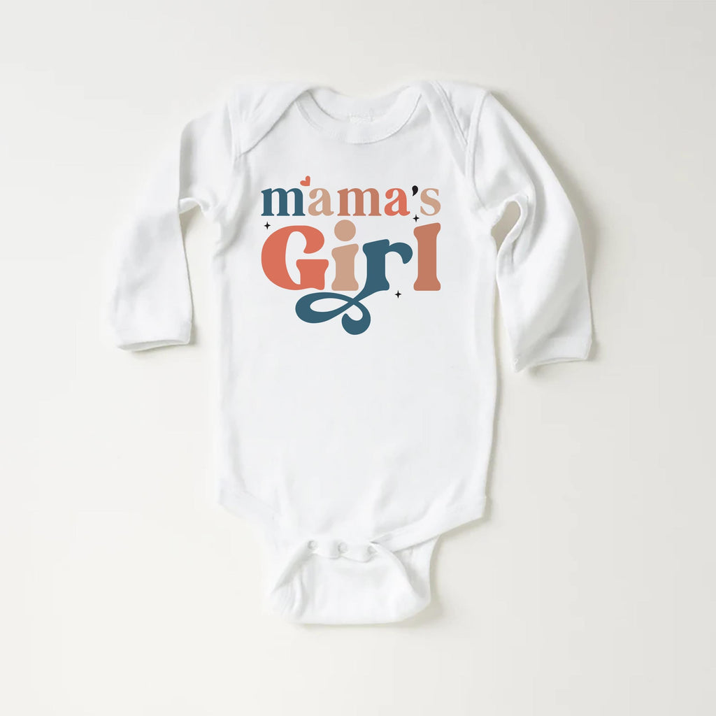 Mama’s Girl Toddler Sweatshirt, Baby Shirt, Onesie, Baby Bodysuit - Cute Baby Outfit, I Love My Mom Baby Gift, Adorable Mom Daughter Clothes