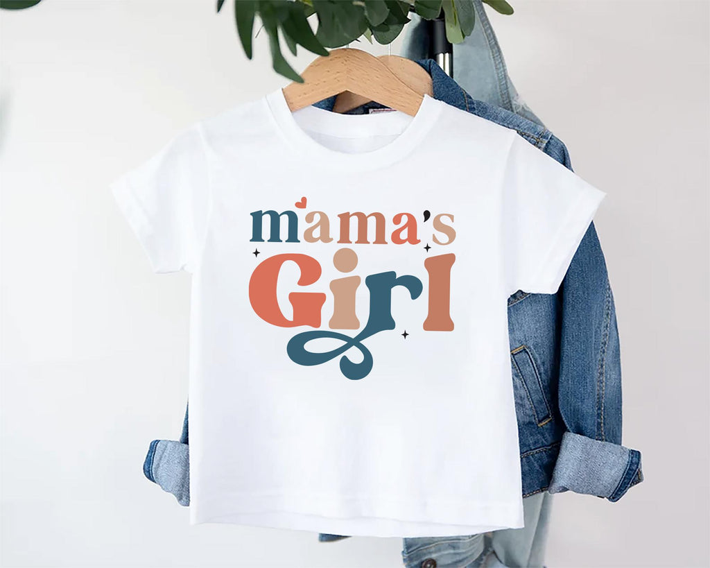 Mama’s Girl Toddler Sweatshirt, Baby Shirt, Onesie, Baby Bodysuit - Cute Baby Outfit, I Love My Mom Baby Gift, Adorable Mom Daughter Clothes