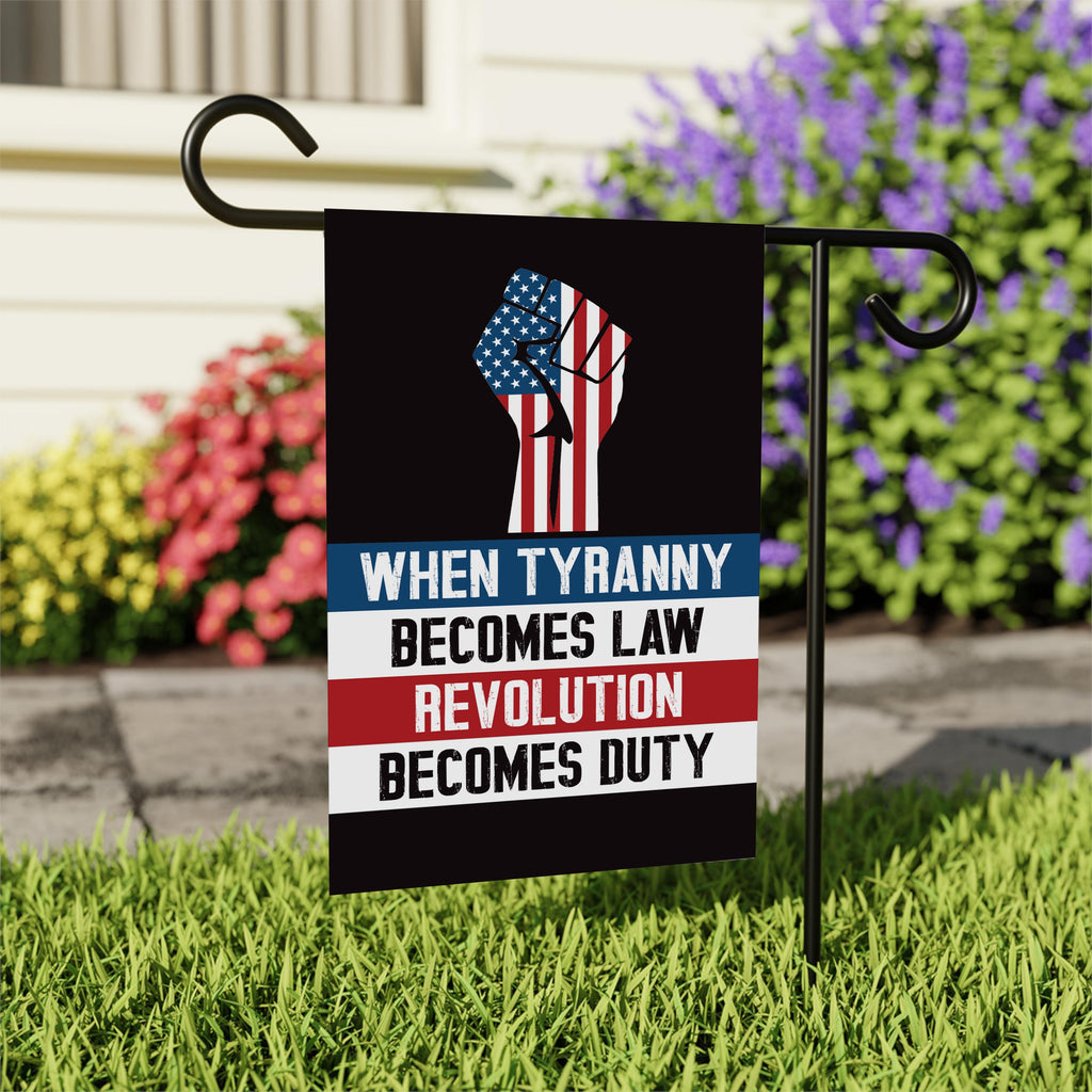 Fight Injustice Garden Flag, 12x18 Inch Double Sided, Resist Hate Flag, Anti-Trump, Funny Anti-Trump Anti-Elon Flag, Political Flag