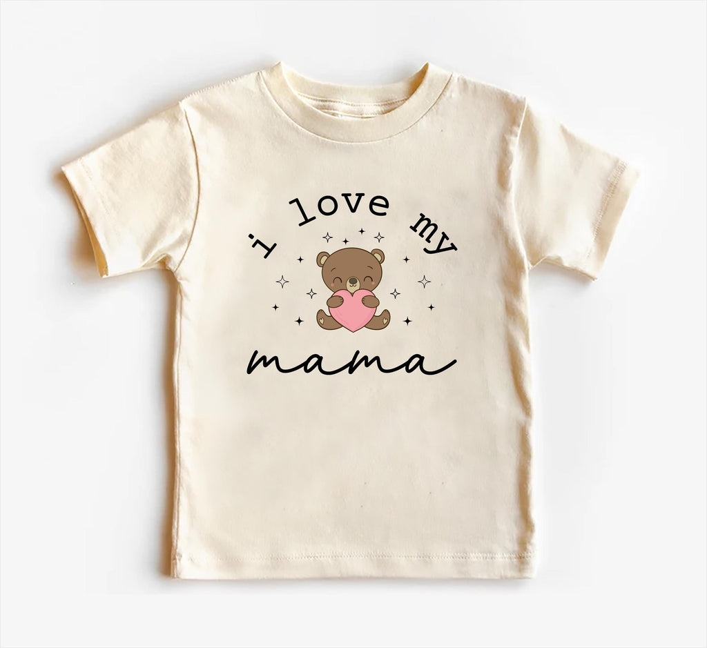 I Love My Mama Onesie, Baby Bodysuit, Baby Shirt, Toddler Sweatshirt - Vintage Baby Outfit, Mama and Baby Gift, Retro Mother’s Day Clothes