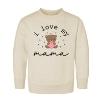 I Love My Mama Onesie, Baby Bodysuit, Baby Shirt, Toddler Sweatshirt - Vintage Baby Outfit, Mama and Baby Gift, Retro Mother’s Day Clothes