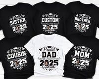 Custom Senior Graduation 2025 Short Sleeve T-Shirt