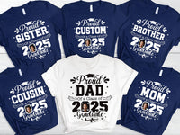 Custom Senior Graduation 2025 Short Sleeve T-Shirt