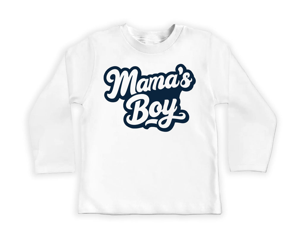 Mama’s Boy Onesie, Baby Bodysuit, Baby Shirt, Toddler Sweatshirt - Retro Boys Outfit, Cute Mama and Son Gift, Vintage Baby Shower Clothes