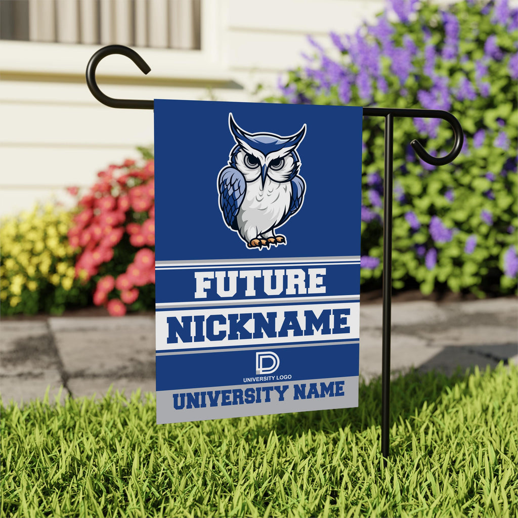 Personalized College Bound Garden Flag, Double Sided Future Graduate Custom Decor, University Bound Yard Sign, Class of 2025 Graduation Flag