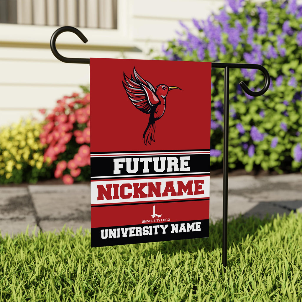 Personalized College Bound Garden Flag, Double Sided Future Graduate Custom Decor, University Bound Yard Sign, Class of 2025 Graduation Flag