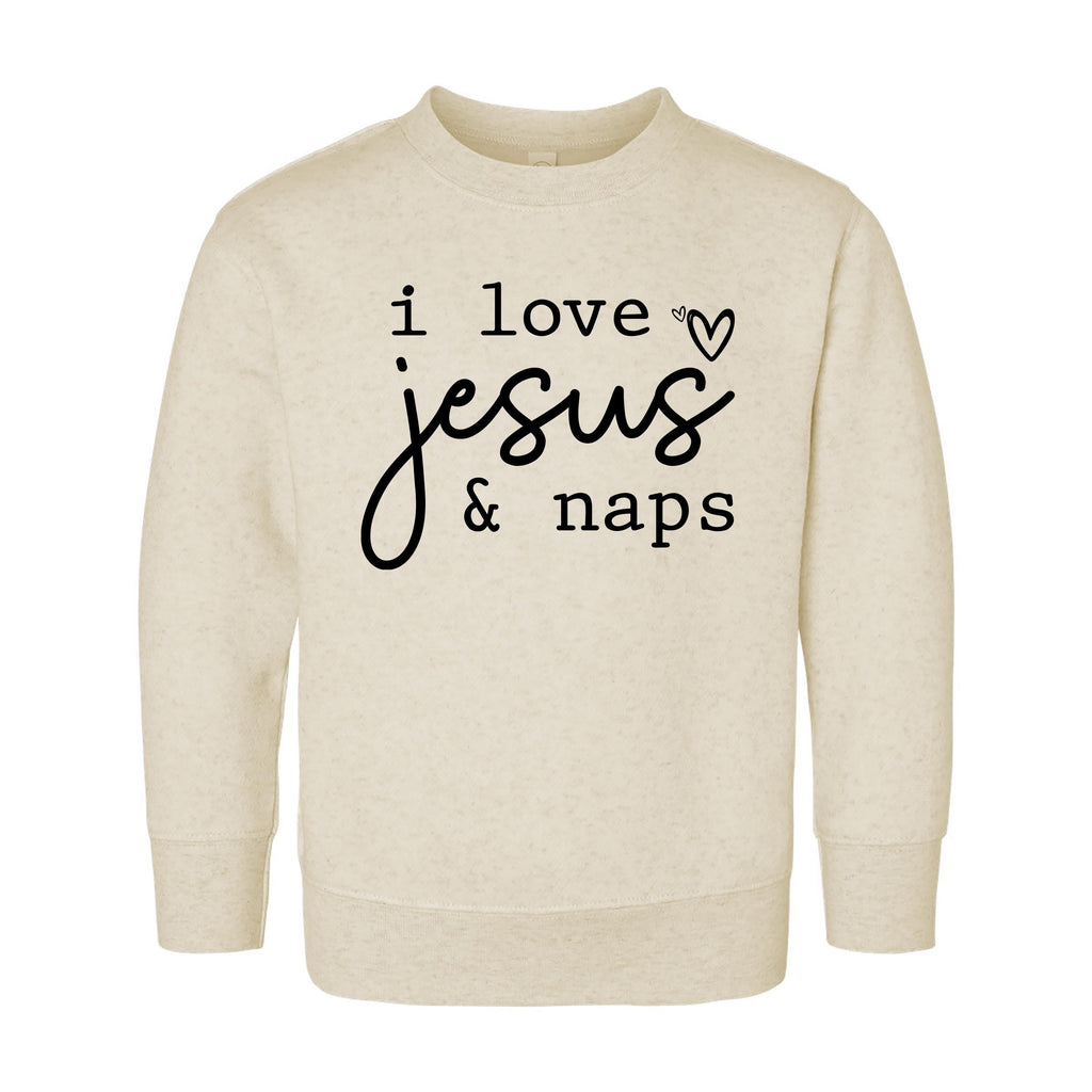 I Love Jesus and Naps Onesie Baby Bodysuit, Baby Shirt, Toddler Sweatshirt, Funny Religious Outfit, Christian Baby Gift, Faith-Based Clothes