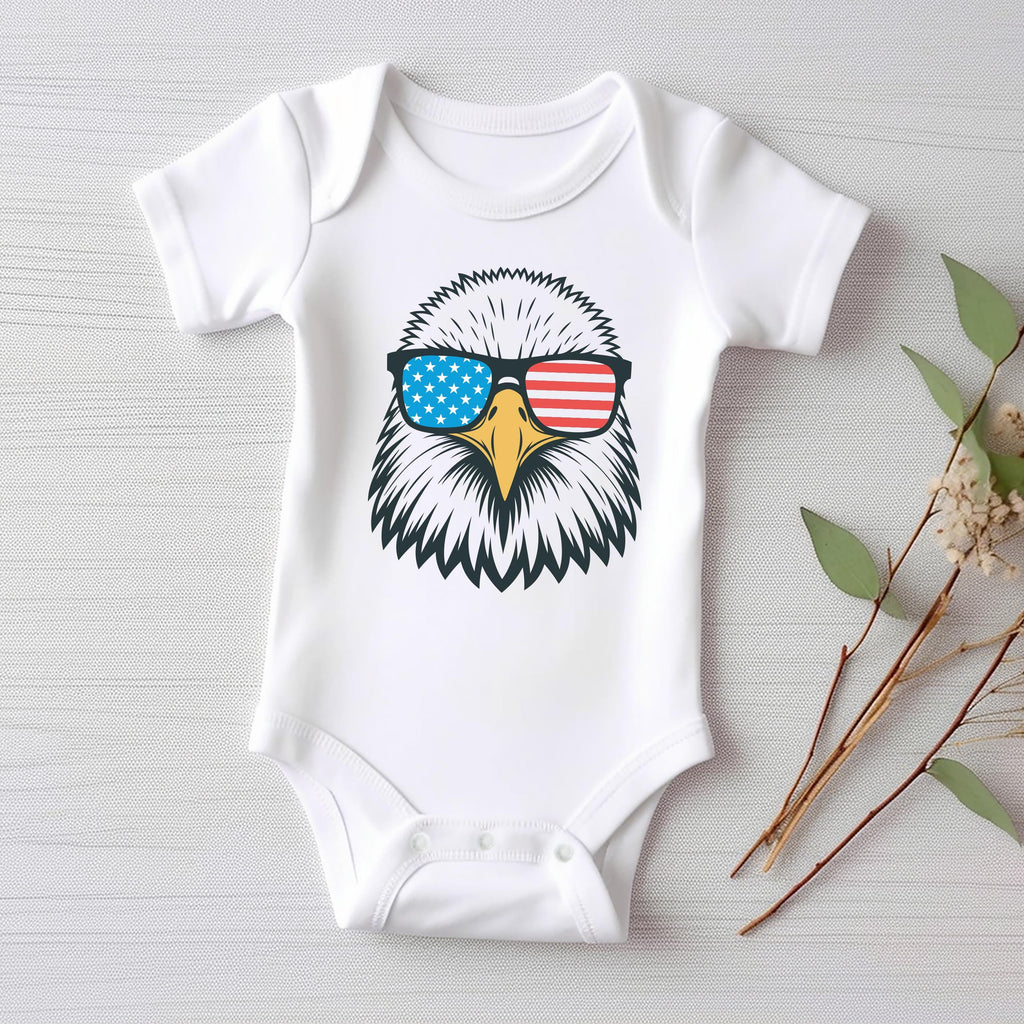 Patriotic Eagle Onesie, Baby Bodysuit, Baby Shirt, Toddler Sweatshirt - Boys America Outfit, 4th of July Baby Gift, USA Bald Eagle Clothes