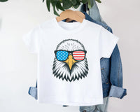 Patriotic Eagle Onesie, Baby Bodysuit, Baby Shirt, Toddler Sweatshirt - Boys America Outfit, 4th of July Baby Gift, USA Bald Eagle Clothes