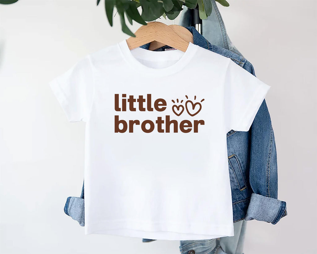 Little Brother Onesie, Baby Bodysuit, Baby Shirt, Toddler Sweatshirt, Retro Lil Brother Outfit, Sibling Gift, New Baby Announcement Clothes