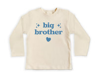 Big Brother Onesie, Baby Bodysuit, Baby Shirt, Toddler Sweatshirt - Cute Retro Pregnancy Announcement, Natural Big Brother Gift for Boys
