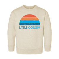 Retro Little Cousin Onesie, Baby Bodysuit, Baby Shirt, Toddler Sweatshirt, Boys Cousin Outfit, Vintage Family Gift, Matching Baby Clothes