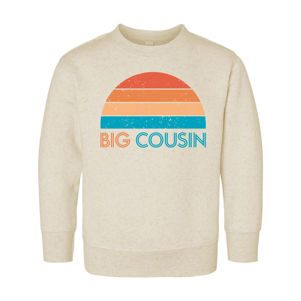 Retro Big Cousin Onesie, Baby Bodysuit, Baby Shirt, Toddler Sweatshirt - Boys Cousins Outfit, Vintage Family Gift, Matching Cousin Clothes