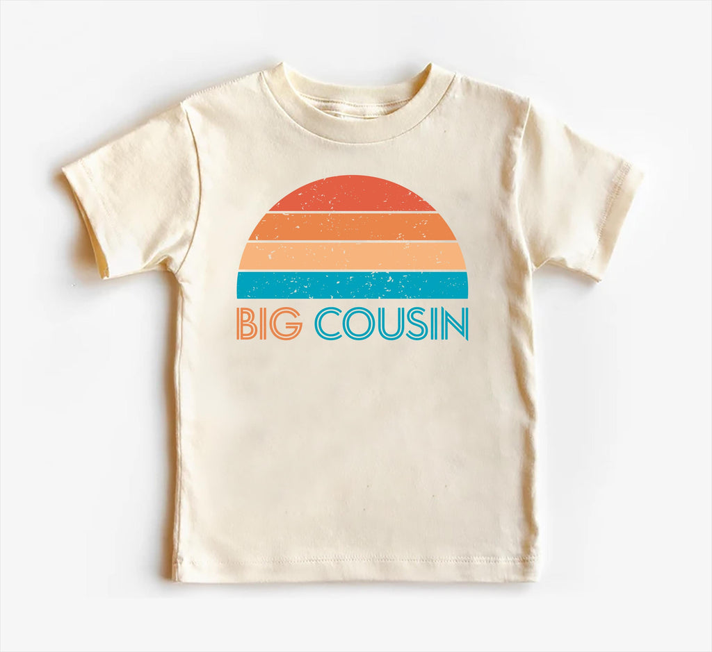 Retro Big Cousin Onesie, Baby Bodysuit, Baby Shirt, Toddler Sweatshirt - Boys Cousins Outfit, Vintage Family Gift, Matching Cousin Clothes