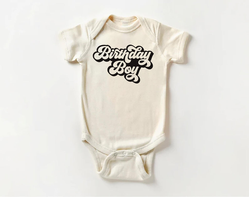 Birthday Boy Onesie Baby Bodysuit, Baby Shirt, Toddler Sweatshirt, Cute Vintage Birthday Outfit, Retro Baby Boy Gift, Party Celebration Look
