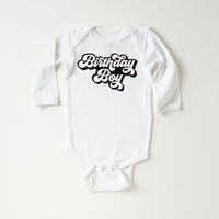 Birthday Boy Onesie Baby Bodysuit, Baby Shirt, Toddler Sweatshirt, Cute Vintage Birthday Outfit, Retro Baby Boy Gift, Party Celebration Look