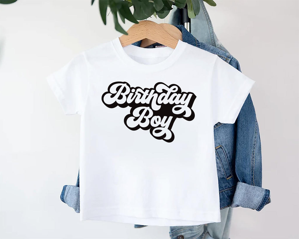 Birthday Boy Onesie Baby Bodysuit, Baby Shirt, Toddler Sweatshirt, Cute Vintage Birthday Outfit, Retro Baby Boy Gift, Party Celebration Look