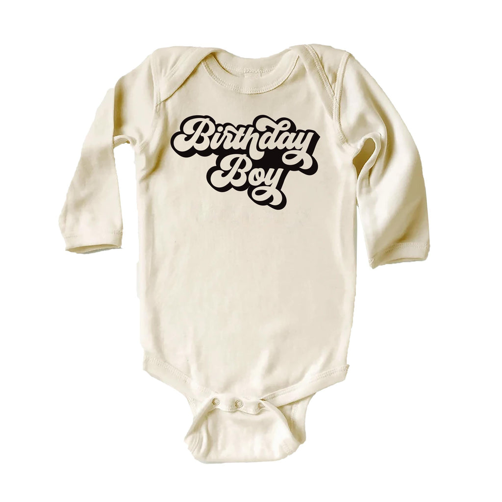 Birthday Boy Onesie Baby Bodysuit, Baby Shirt, Toddler Sweatshirt, Cute Vintage Birthday Outfit, Retro Baby Boy Gift, Party Celebration Look