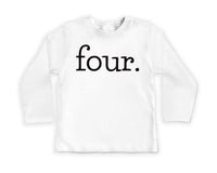 Fourth Birthday Onesie, Baby Bodysuit, Baby Shirt, Toddler Sweatshirt - Vintage Four Year Old Outfit, Retro 4th Birthday Gift for Kids