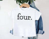 Fourth Birthday Onesie, Baby Bodysuit, Baby Shirt, Toddler Sweatshirt - Vintage Four Year Old Outfit, Retro 4th Birthday Gift for Kids