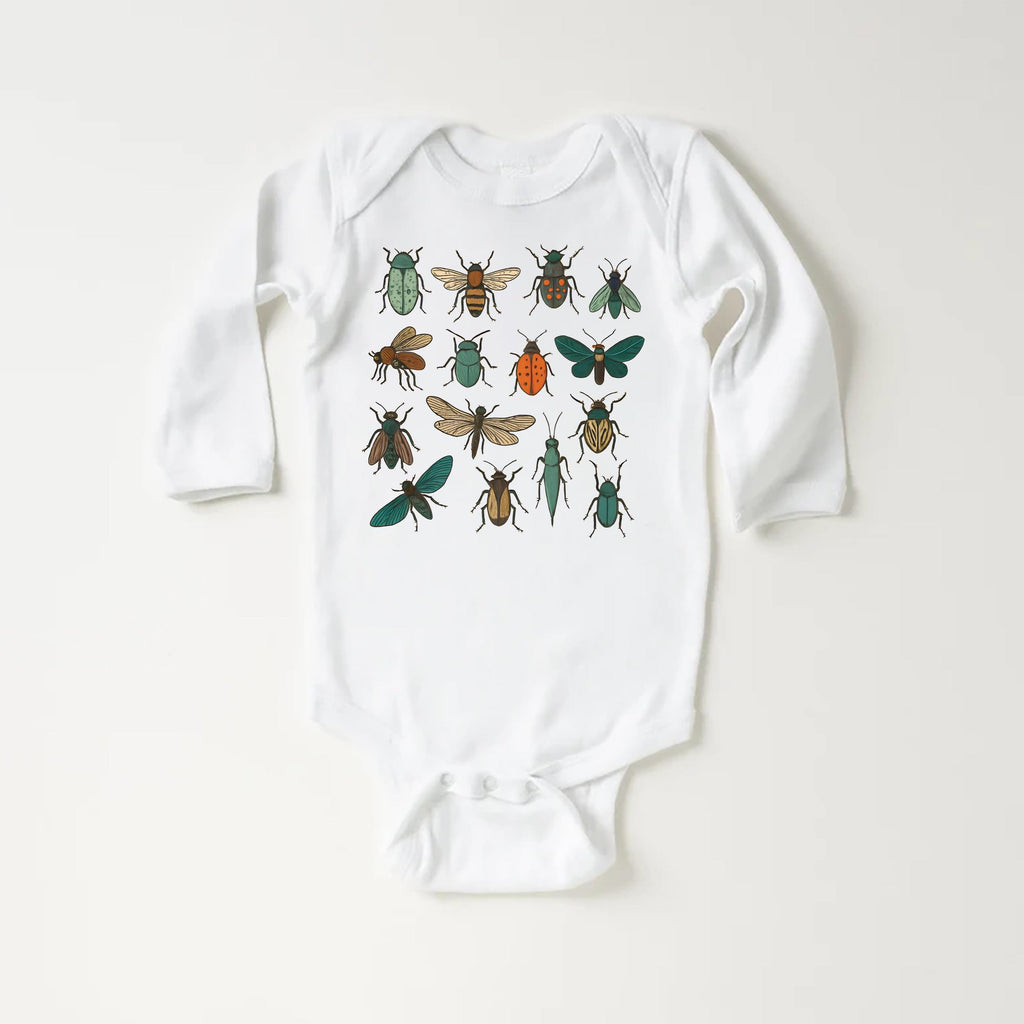 Retro Bugs Onesie, Baby Bodysuit, Baby Shirt, Toddler Sweatshirt - Vintage Entomologist Outfit, Insect Baby Gift, Nature-Loving Baby Clothes