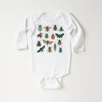 Retro Bugs Onesie, Baby Bodysuit, Baby Shirt, Toddler Sweatshirt - Vintage Entomologist Outfit, Insect Baby Gift, Nature-Loving Baby Clothes