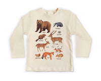 Forest Animals Onesie Baby Bodysuit, Baby Shirt, Toddler Sweatshirt, Cute Woodland Wildlife Outfit, Nature Baby Gift, Outdoor Animal Clothes